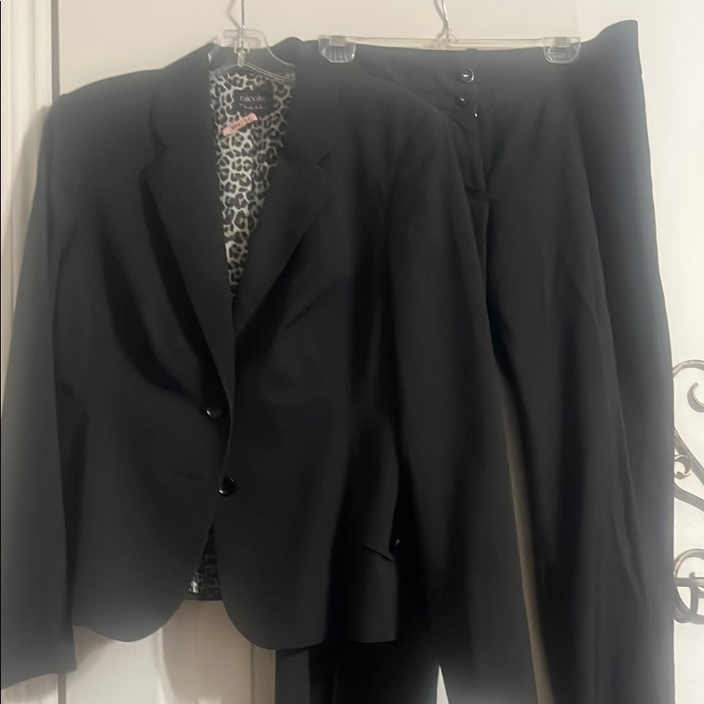 Nicole Black Pantsuit